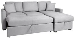 Habitat Reagan Right Corner Sofa Bed - Grey -Chic Household Items 8178721 R Z007A