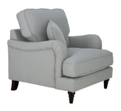 Habitat Matilda Fabric Armchair - Grey 9 Habitat Matilda Fabric Armchair - Grey -Chic Household Items 8272555 R Z004A
