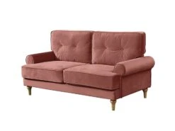 Habitat Vienna Velvet 2 Seater Sofa - Rose -Chic Household Items 8340298 R Z002A
