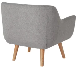 Habitat Nellie Fabric Accent Chair - Grey -Chic Household Items 8346278 R Z003A