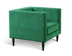 Habitat Vanessa Velvet Armchair - Green -Chic Household Items 8382847 R Z004A