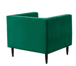 Habitat Vanessa Velvet Armchair - Green -Chic Household Items 8382847 R Z005A scaled