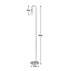 Habitat Rayner Industrial Floor Lamp - Black 12 Habitat Rayner Industrial Floor Lamp - Black -Chic Household Items 8438399 R Z020A