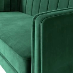 Habitat Vanessa Velvet 3 Seater Sofa - Green -Chic Household Items 8463852 R Z006A