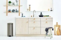 Brabantia New Icon 30 Litre Bin - Platinum -Chic Household Items 8491491 R Z003A