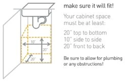 Simplehuman 35 Litre Recycle Bin In Cabinet - Multicoloured -Chic Household Items 8508171 R Z005A