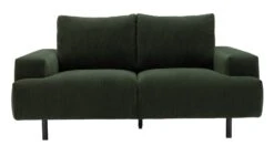 Habitat Julien Fabric 2 Seater Sofa - Dark Green
