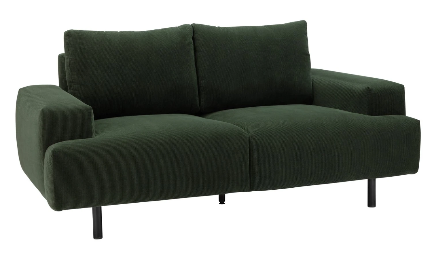 Habitat Julien Fabric 2 Seater Sofa - Dark Green 5 Habitat Julien Fabric 2 Seater Sofa - Dark Green - Image 5