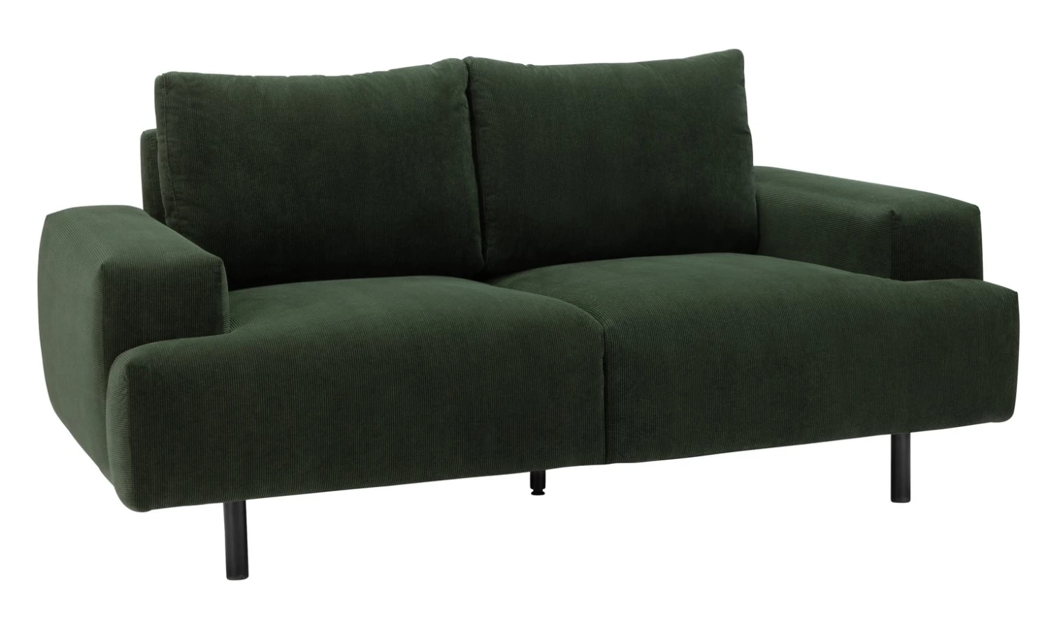 Habitat Julien Fabric 2 Seater Sofa - Dark Green 8 Habitat Julien Fabric 2 Seater Sofa - Dark Green - Image 8