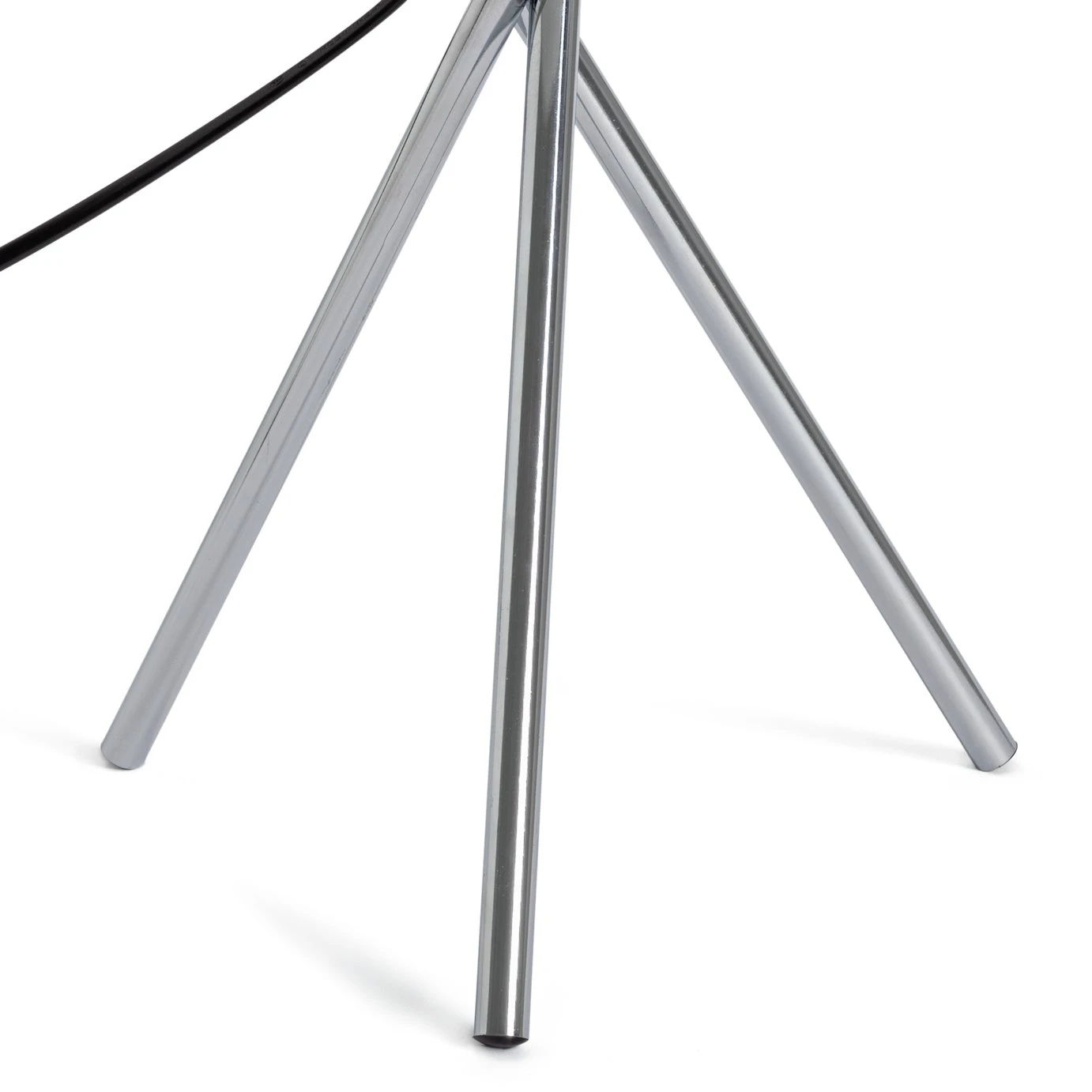 Habitat Tripod Table Lamp - Grey And Chrome 5 Habitat Tripod Table Lamp - Grey And Chrome - Image 5