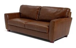 Habitat Milford Leather 4 Seater Sofa - Tan -Chic Household Items 8591250 R Z002A