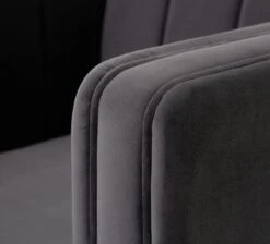 Habitat Vanessa Velvet Armchair - Grey -Chic Household Items 8595809 R Z005A