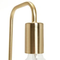 Habitat Rayner Steel LED Table Lamp - Brass -Chic Household Items 8651248 R Z002A