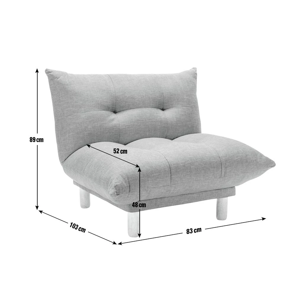 Habitat Kota Fabric Armchair - Orange 6 Habitat Kota Fabric Armchair - Orange - Image 6