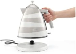 De'Longhi KBAC3001.W Avvolta Kettle - White & Grey -Chic Household Items 8687463 R Z003A