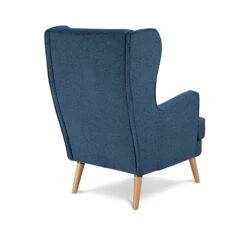 Habitat Callie Fabric Wingback Chair - Teal -Chic Household Items 8724948 R Z003A
