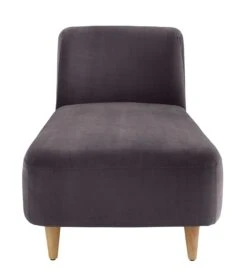 Habitat Daisy Velvet Corner Chaise Sofa - Grey -Chic Household Items 8774187 R Z003A