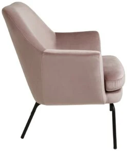 Habitat Celine Velvet Accent Chair - Pink -Chic Household Items 8809708 R Z002A