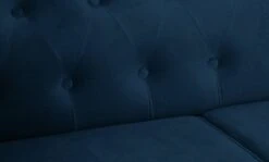 Habitat Chesterfield Velvet 2 Seater Sofa - Blue -Chic Household Items 8817109 R Z005A