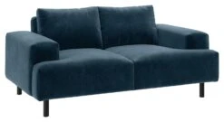 Habitat Julien Velvet 2 Seater Sofa - Navy Blue -Chic Household Items 8863524 R Z002A