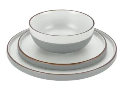 Habitat Loft Living Speckle 12 Piece Dinner Set - Grey -Chic Household Items 8864846 R Z002A