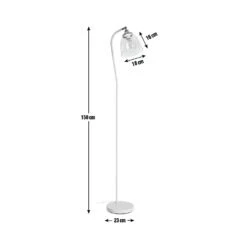 Habitat Country Hideaway Floor Lamp - Cream -Chic Household Items 8865058 R Z001E
