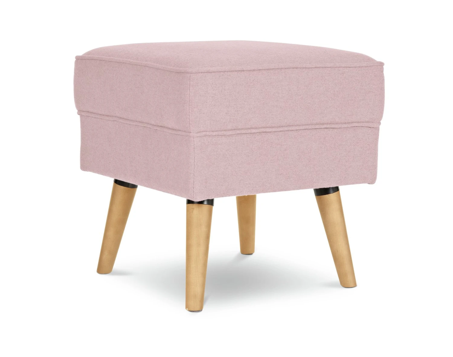 Habitat Callie Fabric Footstool - Blush Pink 1 Habitat Callie Fabric Footstool - Blush Pink