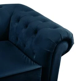 Habitat Chesterfield Velvet 3 Seater Sofa - Blue -Chic Household Items 8869298 R Z006A