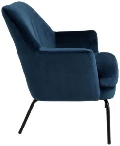 Habitat Celine Velvet Accent Chair - Blue -Chic Household Items 8874702 R Z002A