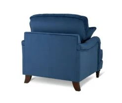Habitat Matilda Velvet Armchair - Blue -Chic Household Items 8878595 R Z003A