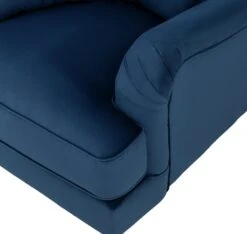 Habitat Matilda Velvet Armchair - Blue -Chic Household Items 8878595 R Z006A
