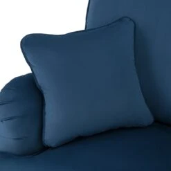 Habitat Matilda Velvet Armchair - Blue -Chic Household Items 8878595 R Z007A