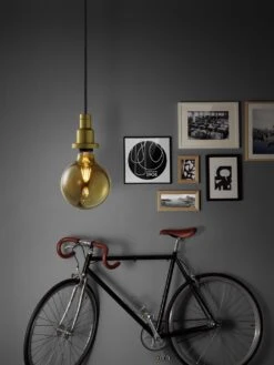 Osram 55W ES LED G125 Vintage Gold Globe Light Bulb -Chic Household Items 8880480 R Z003A