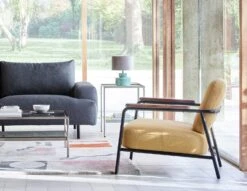 Habitat Cooper Fabric Armchair - Yellow 17 Habitat Cooper Fabric Armchair - Yellow -Chic Household Items 8899244 R Z002C