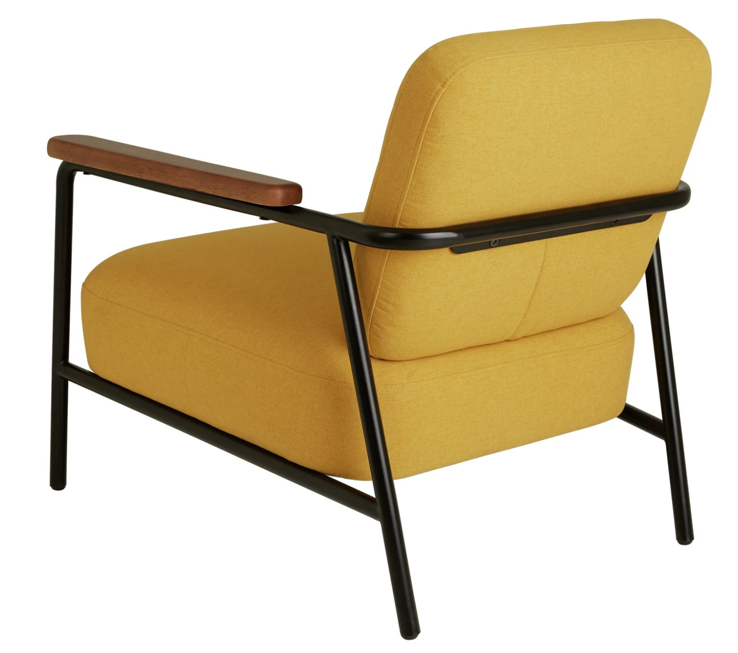 Habitat Cooper Fabric Armchair - Yellow 4 Habitat Cooper Fabric Armchair - Yellow - Image 4