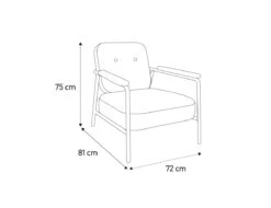 Habitat Cooper Fabric Armchair - Yellow 16 Habitat Cooper Fabric Armchair - Yellow -Chic Household Items 8899244 R Z020A