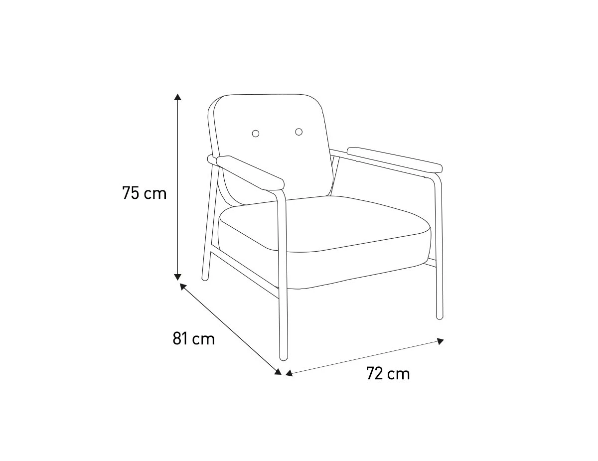 Habitat Cooper Fabric Armchair - Yellow 8 Habitat Cooper Fabric Armchair - Yellow - Image 8