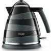 De'Longhi KBAC3001.BK Avvolta Kettle - Black & Grey