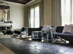 De'Longhi KBAC3001.BK Avvolta Kettle - Black & Grey -Chic Household Items 8907631 R Z006A