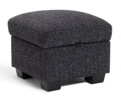 Habitat Lisbon Fabric Storage Footstool - Charcoal 10 Habitat Lisbon Fabric Storage Footstool - Charcoal -Chic Household Items 8909086 R Z002A