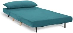 Habitat Roma Small Double Velvet Chairbed - Teal -Chic Household Items 8921758 R Z002A