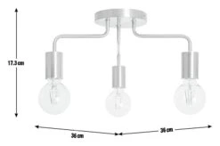 Habitat Rayner Steel LED Flush Ceiling Light - Rosegold 9 Habitat Rayner Steel LED Flush Ceiling Light - Rosegold -Chic Household Items 8927226 R E001