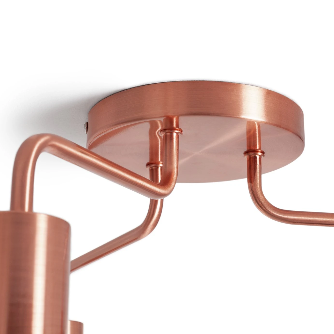 Habitat Rayner Steel LED Flush Ceiling Light - Rosegold 5 Habitat Rayner Steel LED Flush Ceiling Light - Rosegold - Image 5