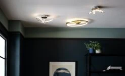 Habitat Argos Home Bowdon Metal LED Swirl Wall Light - Metalic -Chic Household Items 8929097 R Z003C