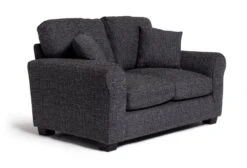 Habitat Lisbon Fabric 2 Seater Sofa - Charcoal -Chic Household Items 8948858 R Z004A