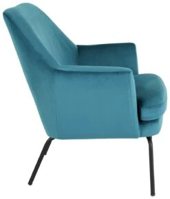 Habitat Celine Velvet Accent Chair - Teal -Chic Household Items 8954732 R Z002A