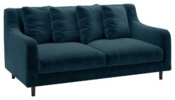 Habitat Swift Velvet 2 Seater Sofa - Blue -Chic Household Items 8997823 R Z008A