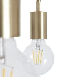 Habitat Rayner Steel 3 Light LED Flush Ceiling Light - Brass -Chic Household Items 9048946 R Z002A