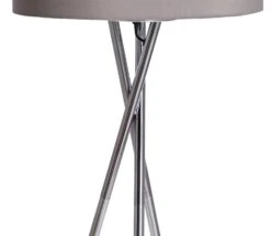 Habitat Tripod Floor Lamp - Grey And Chrome -Chic Household Items 9132742 R Z003A