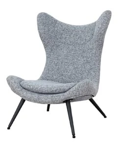 Habitat Robbie Fabric Accent Chair - Grey -Chic Household Items 9134362 R Z002A